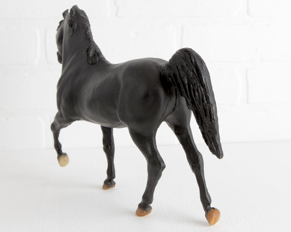 Breyer Black Arabian Stallion from Walter Farley's Black Stallion Series at Lobster Bisque Vintage
