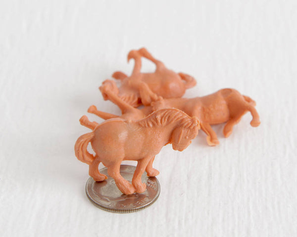 HO Standing and Walking Pony Lot at Lobster Bisque Vintage