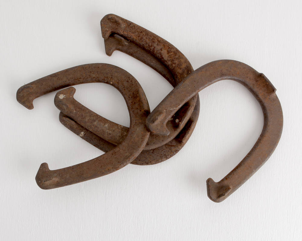 Vintage Used Horseshoes - 4 horseshoes - The Heritage Forge