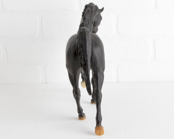 Breyer Black Arabian Stallion from Walter Farley's Black Stallion Series at Lobster Bisque Vintage