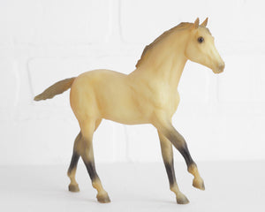 Breyer "Sunny" Action Stock Horse Foal in Yellow Dun at Lobster Bisque Vintage