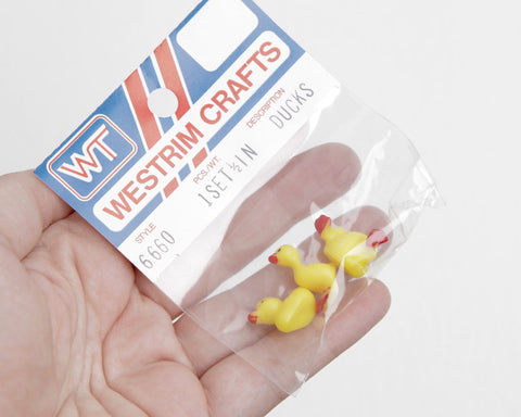 Tiny Yellow Ducks at Lobster Bisque Vintage