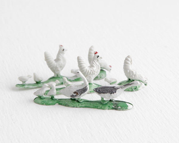 Geese and Chickens Lot at Lobster Bisque Vintage