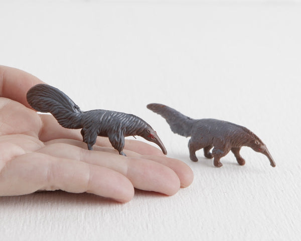 Tiny Anteater Pair In Original Arco Ark Package at Lobster Bisque Vintage