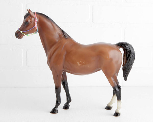 Breyer Bay Family Arabian Mare with Rope Halter at Lobster Bisque Vintage