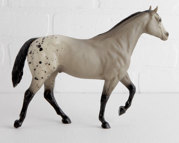 Breyer Gray Blanket Appaloosa Stock Horse Stallion, Sears Holiday Catalog Special at Lobster Bisque Vintage
