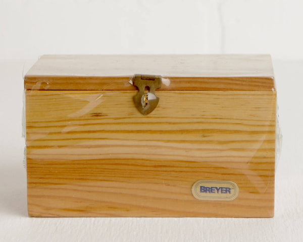 Breyer Wood Tack Box #284, B Ranch Series in Original Package at Lobster Bisque Vintage