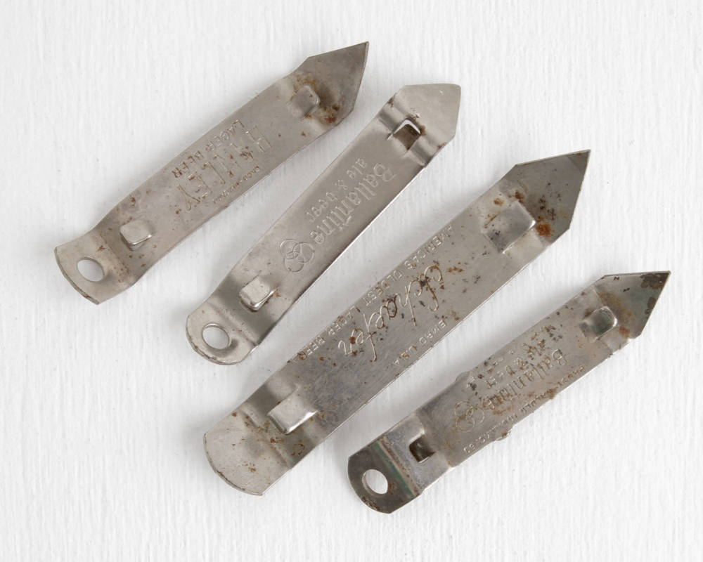 Set of Metal Bottle Openers at Lobster Bisque Vintage