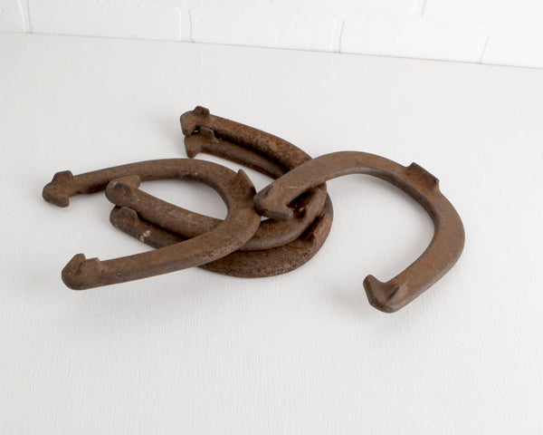 Set of Four Horseshoes by Royal St. Pierre Worcester at Lobster Bisque Vintage