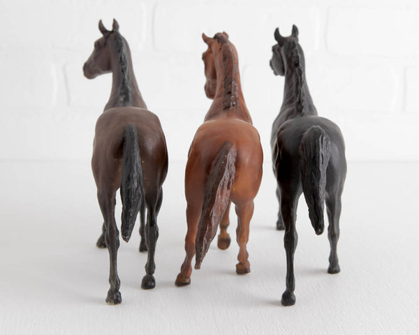 Breyer Black Beauty Trio with Black Beauty, Ginger, and Duchess from Black Beauty Set at Lobster Bisque Vintage