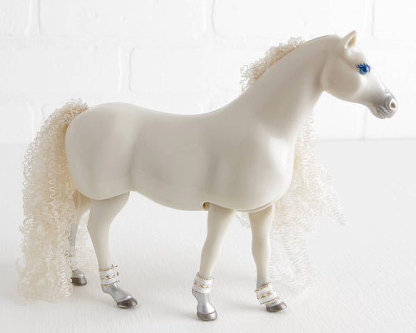 Mattel Barbie Horse with Long Curly Mane and Tail at Lobster Bisque Vintage