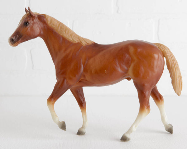 Breyer Skipster's Chief Sorrel with Flaxen Mane and Tail Stock Horse Stallion at Lobster Bisque Vintage