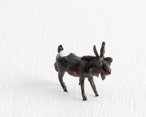 Zombie Black and White Goat at Lobster Bisque Vintage