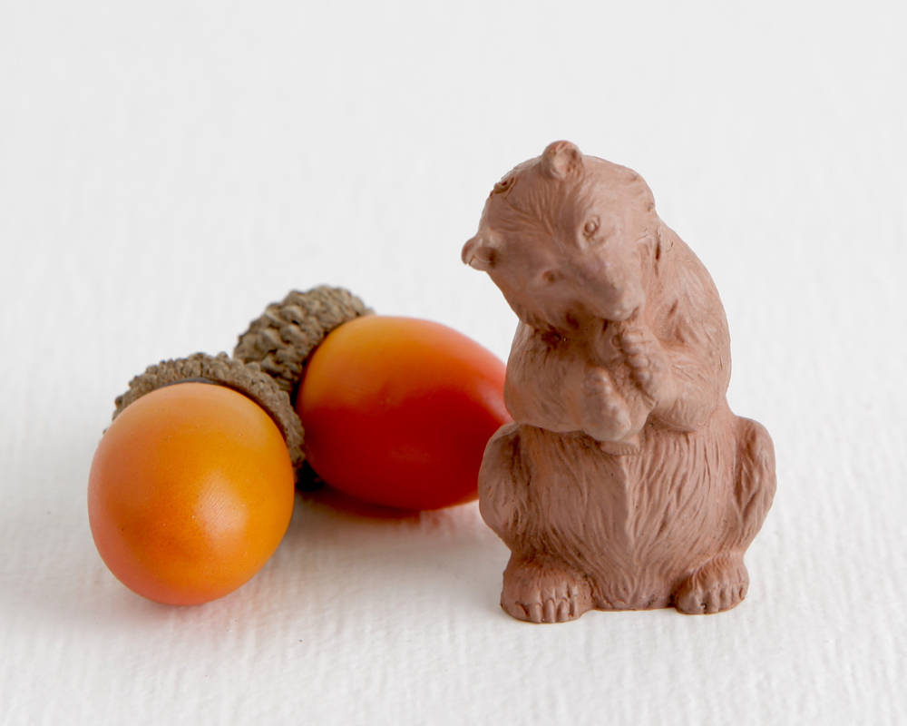 Auburn Toys Brown Bear with Salmon at Lobster Bisque Vintage