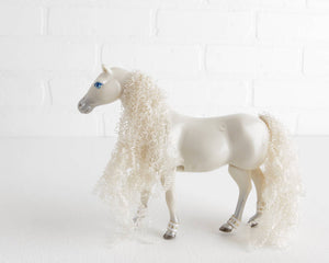 Barbie Horse with Long Curly Mane and Tail Lobster Bisque