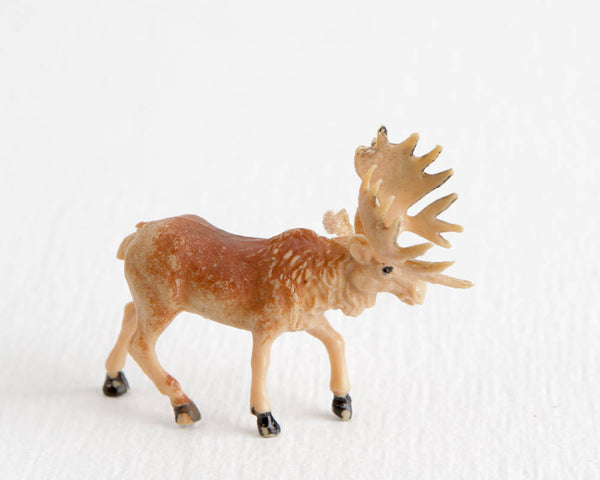 Brown Moose Figurine at Lobster Bisque Vintage