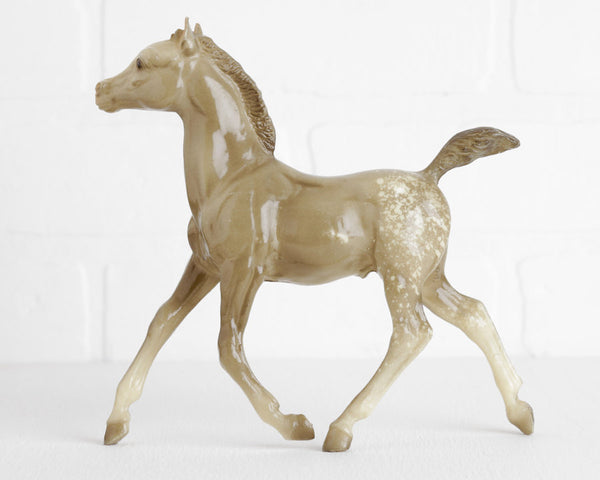 Breyer Glossy Gray Appaloosa Running Foal #133 at Lobster Bisque Vintage