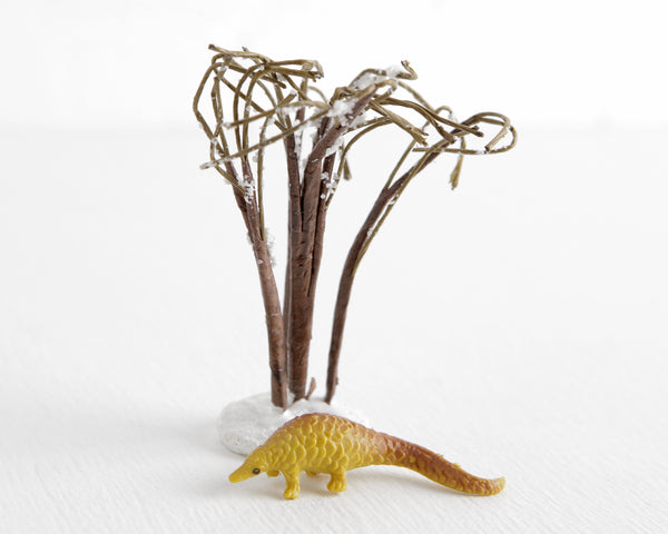 Deep Yellow Pangolin Figurine at Lobster Bisque Vintage