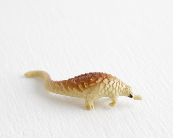 Yellow Pangolin Figurine at Lobster Bisque Vintage